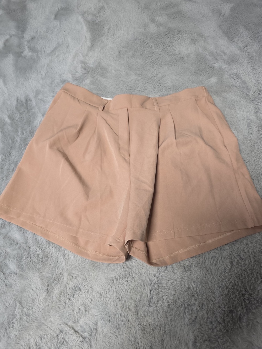 32DEGREESCOOL Womens Tailored Pleated Shorts - Blush